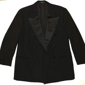 Valentino Double-Breasted Tuxedo Jacket Vintage